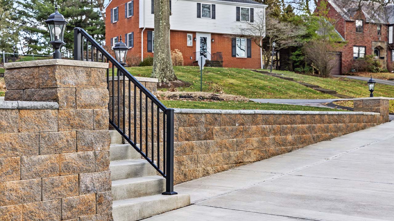 Retaining wall construction Pittsburgh